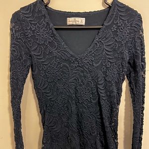 Ambercombie Midnight Lace top